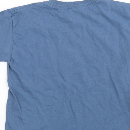 Gildan Boys Blue  100% Cotton Pullover T-Shirt Size S Crew Neck  - Canada