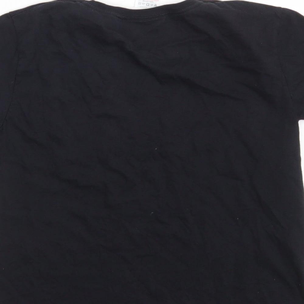 Fortnite Boys Black  100% Cotton Pullover T-Shirt Size M Crew Neck  - Fortnite