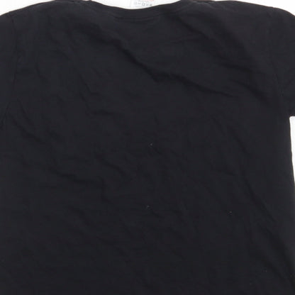 Fortnite Boys Black  100% Cotton Pullover T-Shirt Size M Crew Neck  - Fortnite