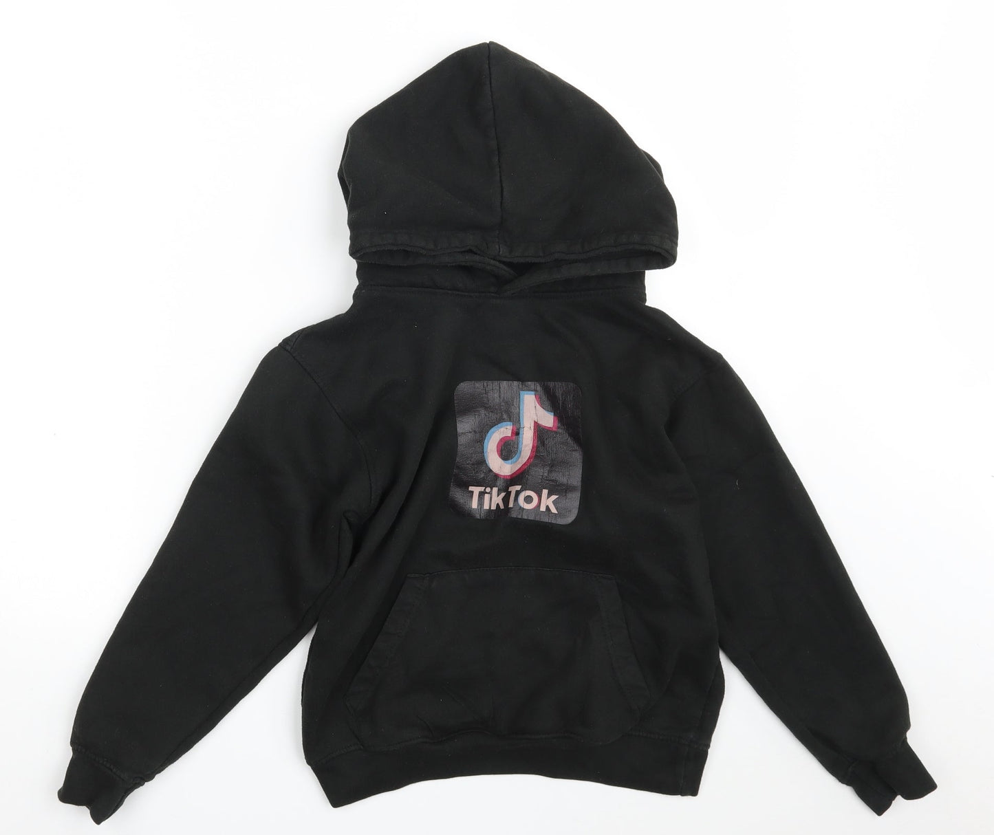 Uneek Boys Black  Cotton Pullover Hoodie Size 9-10 Years   - TikTok