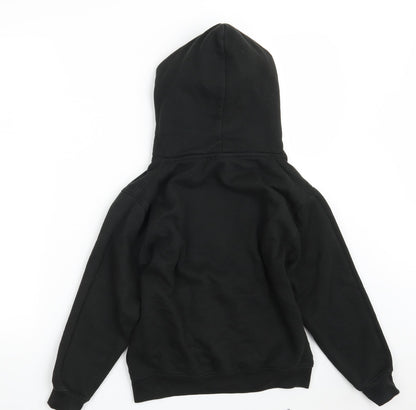 Uneek Boys Black  Cotton Pullover Hoodie Size 9-10 Years   - TikTok
