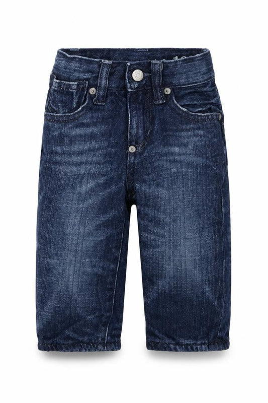Gap Boys Blue  Cotton Cropped Jeans Size 6-9 Months  Zip