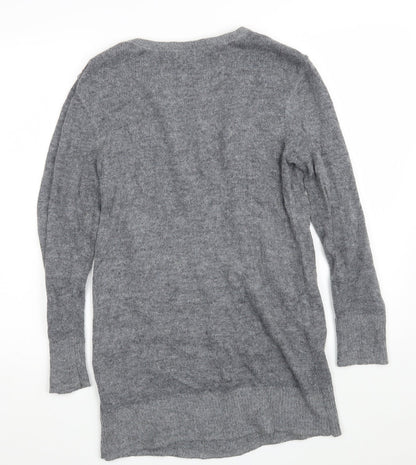 Womens UK Size 12 Miss Selfridge Grey Pullover Jumper