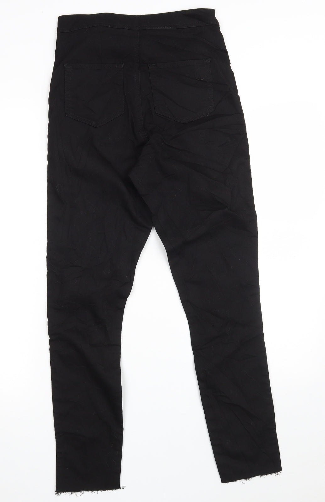 ASOS Womens Black  Cotton Jegging Jeans Size 26 in L28 in Slim Zip