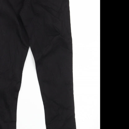 ASOS Womens Black  Cotton Jegging Jeans Size 26 in L28 in Slim Zip