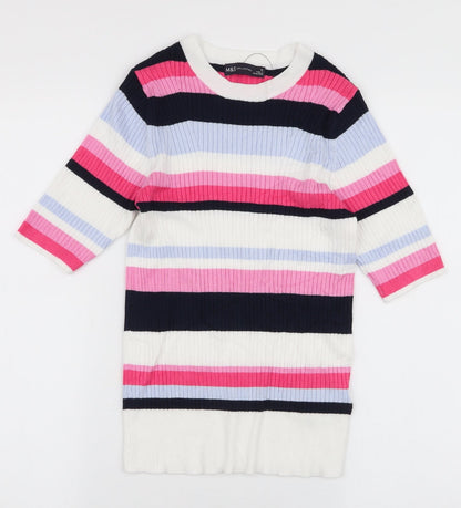 Womens UK Size 10 Marks and Spencer Multicoloured Pullover Jumper