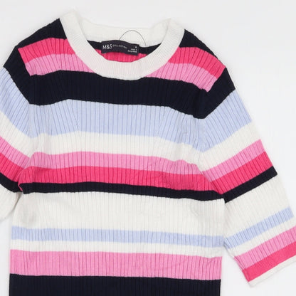 Womens UK Size 10 Marks and Spencer Multicoloured Pullover Jumper