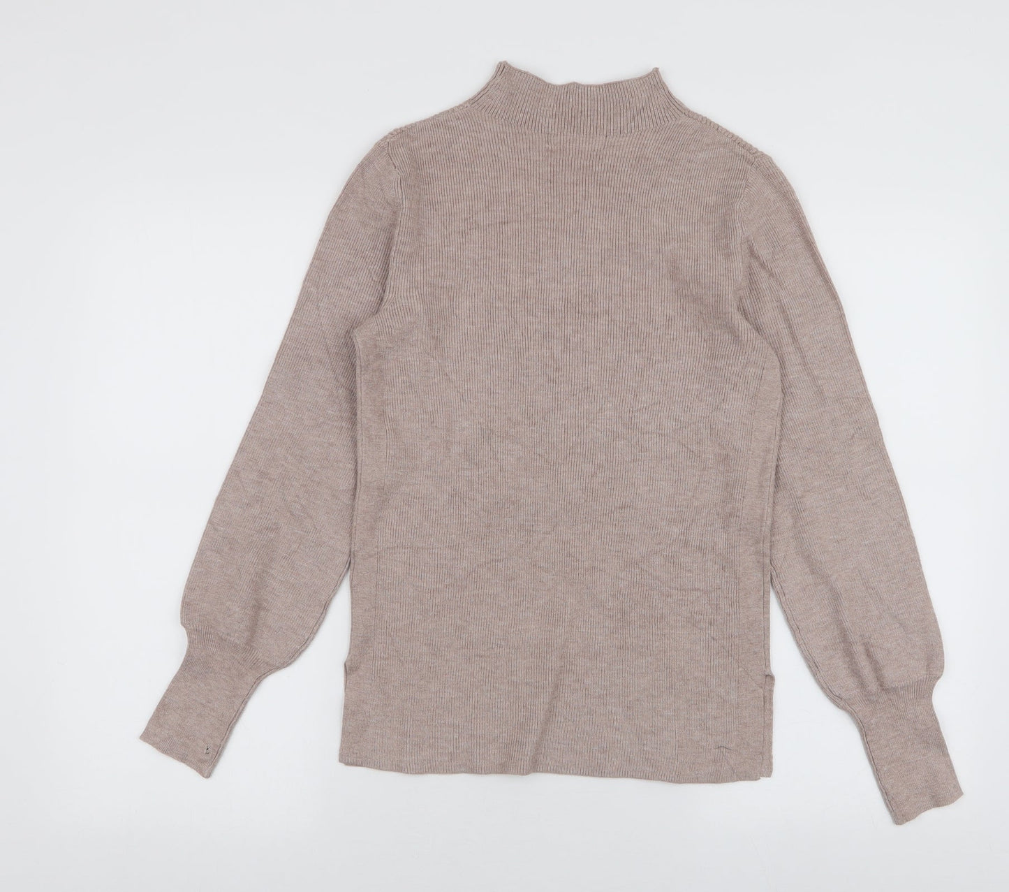 Womens UK Size XS Marks and Spencer Beige Pullover Jumper