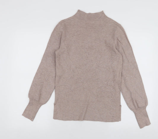 Womens UK Size XS Marks and Spencer Beige Pullover Jumper