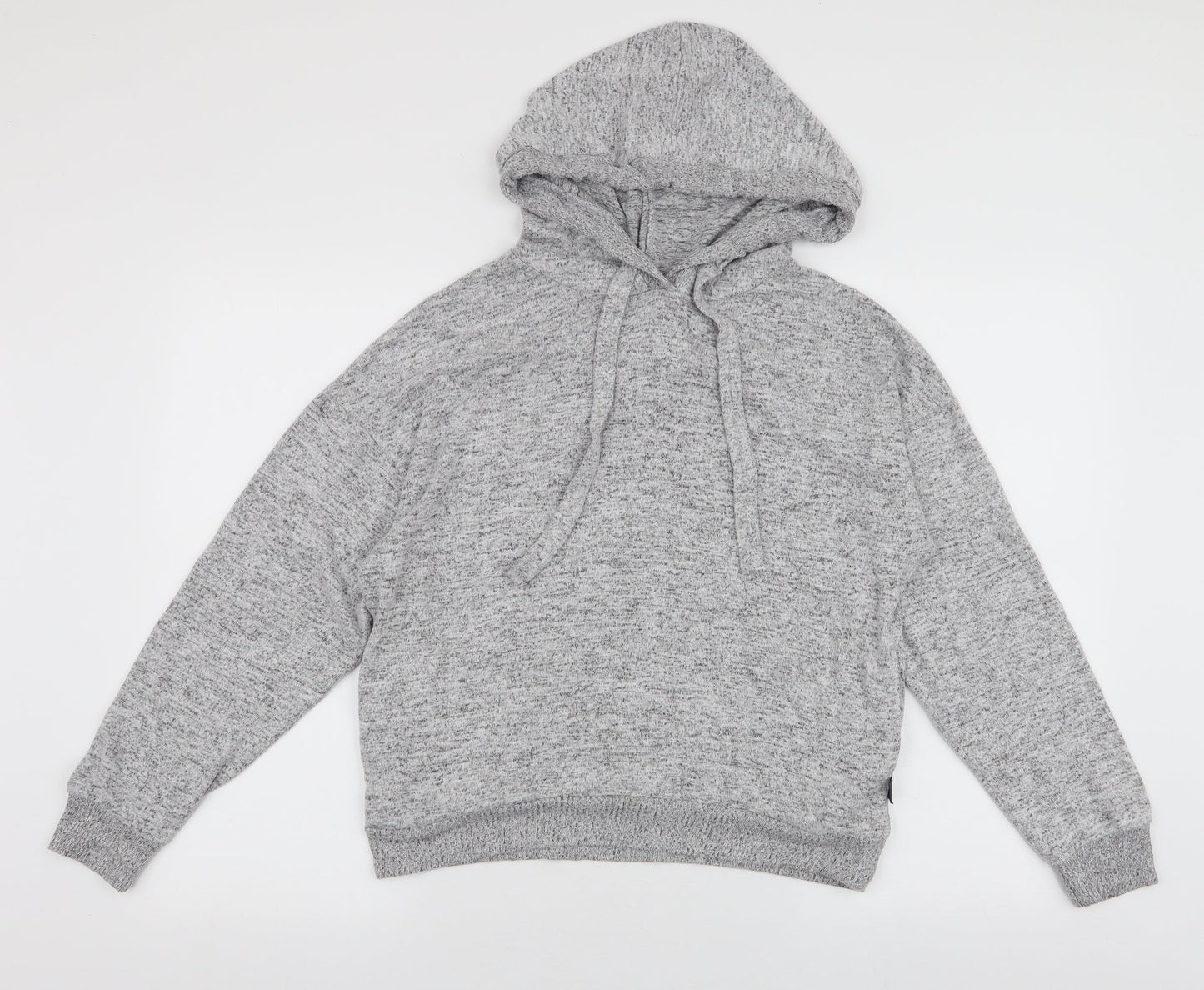 Love to lounge Womens Grey  Viscose Pullover Hoodie Size 6  Pullover