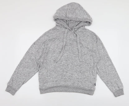 Love to lounge Womens Grey  Viscose Pullover Hoodie Size 6  Pullover