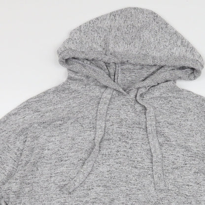 Love to lounge Womens Grey  Viscose Pullover Hoodie Size 6  Pullover