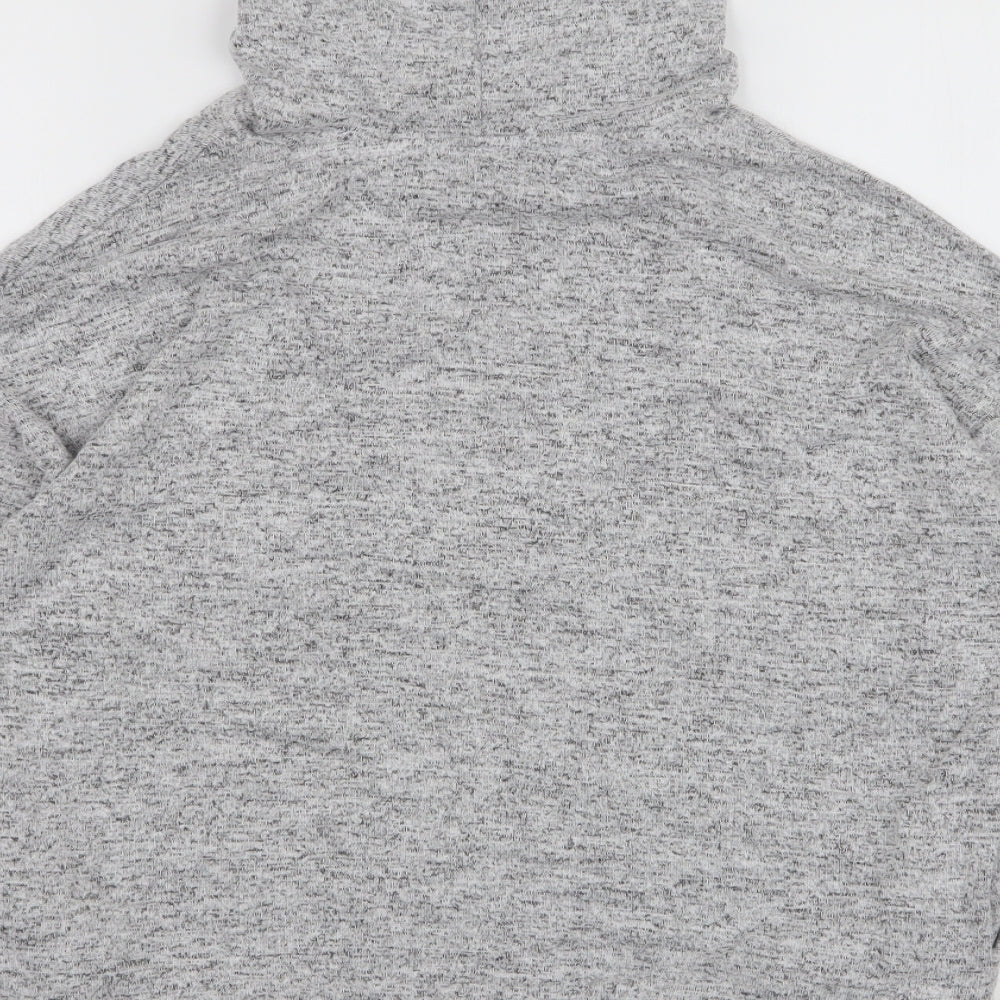Love to lounge Womens Grey  Viscose Pullover Hoodie Size 6  Pullover
