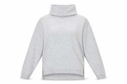 Front view of Dunnes women’s grey polyester pullover sweatshirt, size XS, pullover