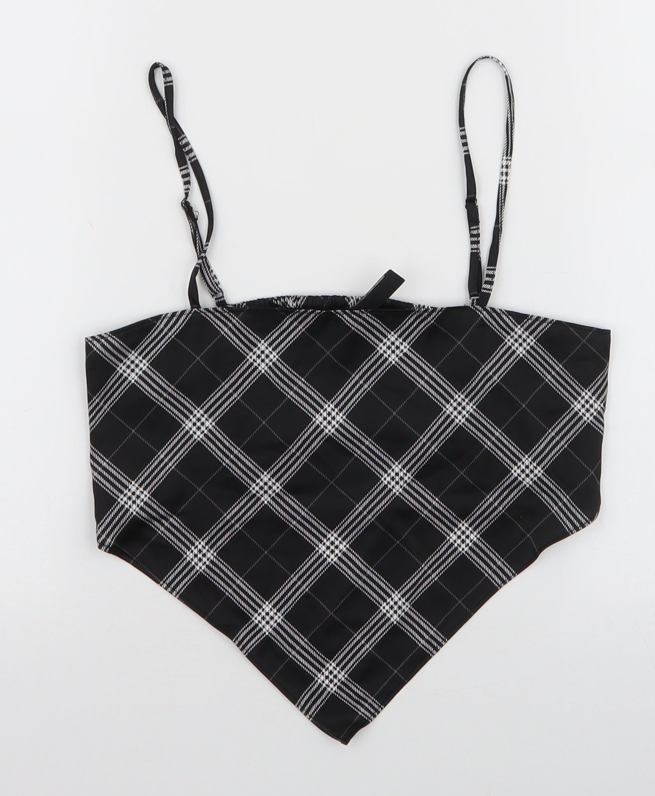 Womens UK Size XS H&M Black Camisole Tank