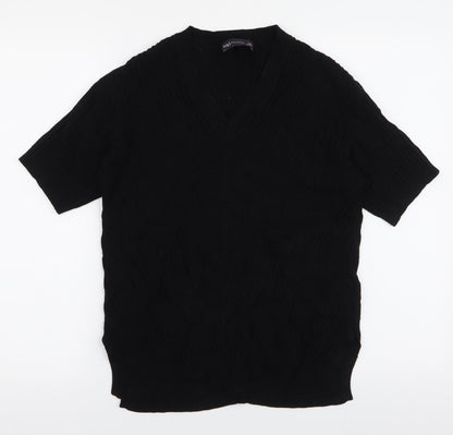 Womens UK Size S Marks and Spencer Black Pullover Jumper