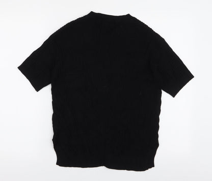 Womens UK Size S Marks and Spencer Black Pullover Jumper