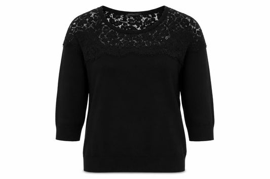 Womens UK Size S Bonmarche Black Pullover Jumper