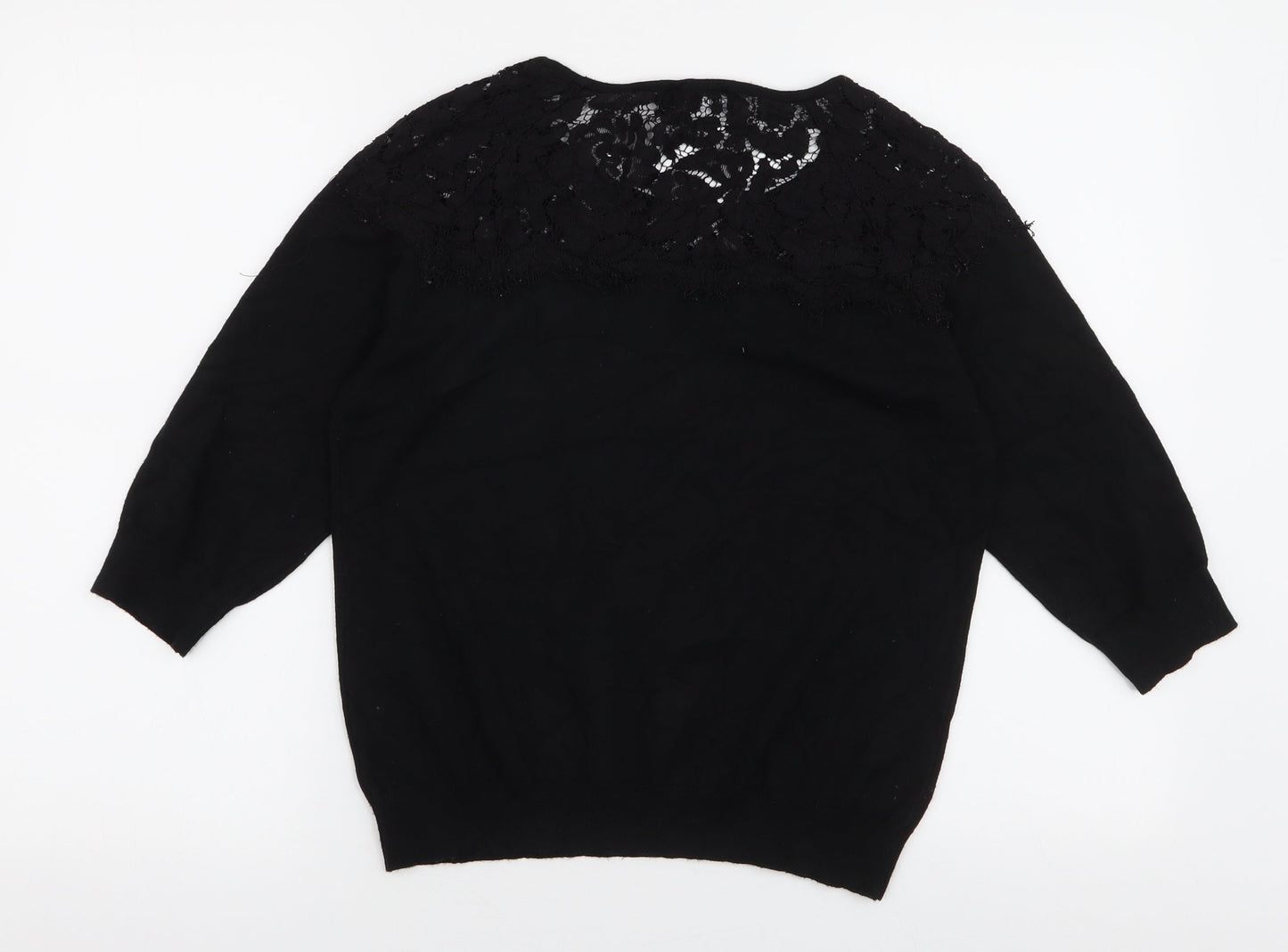 Womens UK Size S Bonmarche Black Pullover Jumper