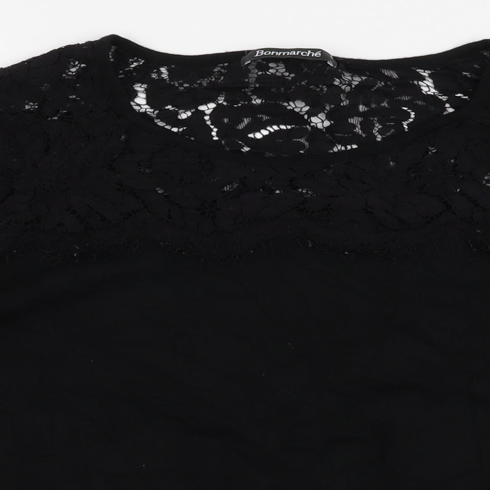 Womens UK Size S Bonmarche Black Pullover Jumper