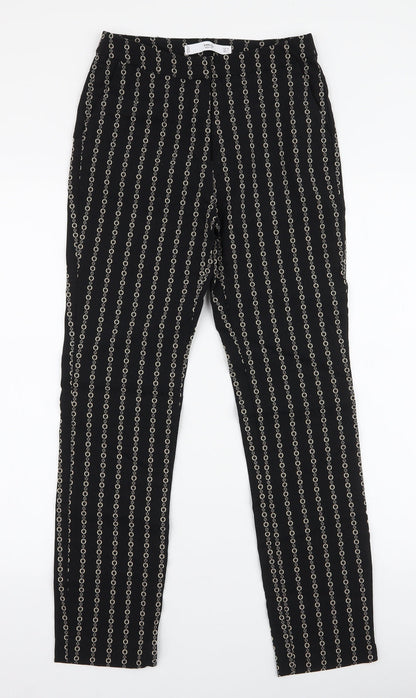 Womens UK Size 8 MNG Basics Slim Fit  Black Trousers