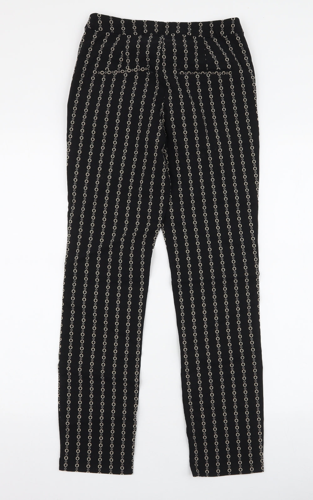 Womens UK Size 8 MNG Basics Slim Fit  Black Trousers