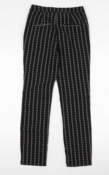 Womens UK Size 8 MNG Basics Slim Fit  Black Trousers