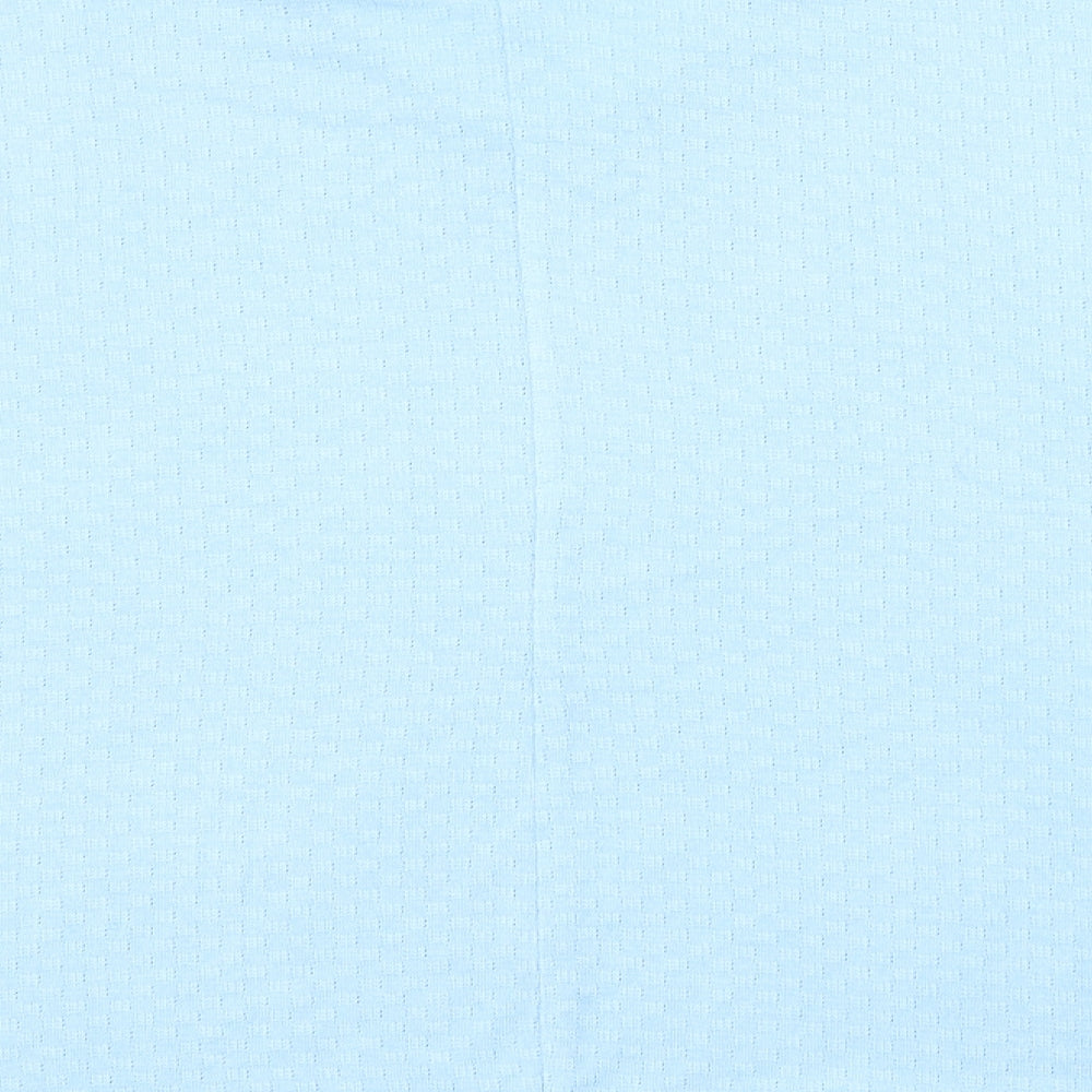 Mystyle Womens Blue Crew Neck  Viscose Pullover Jumper Size 10