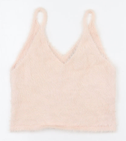 Womens UK Size 10 Topshop Pink Camisole Tank