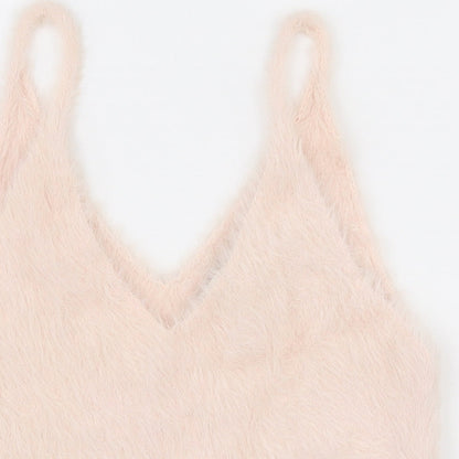 Womens UK Size 10 Topshop Pink Camisole Tank