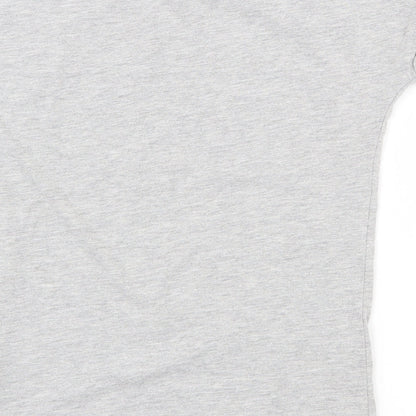 smith & brooks Girls Grey  Cork Pullover T-Shirt Size 9-10 Years Crew Neck Pullover