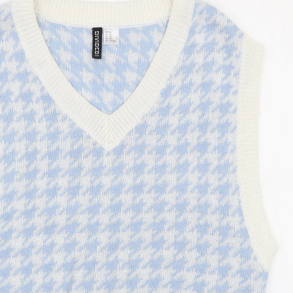 Womens UK Size XS H&M White Pullover Jumper