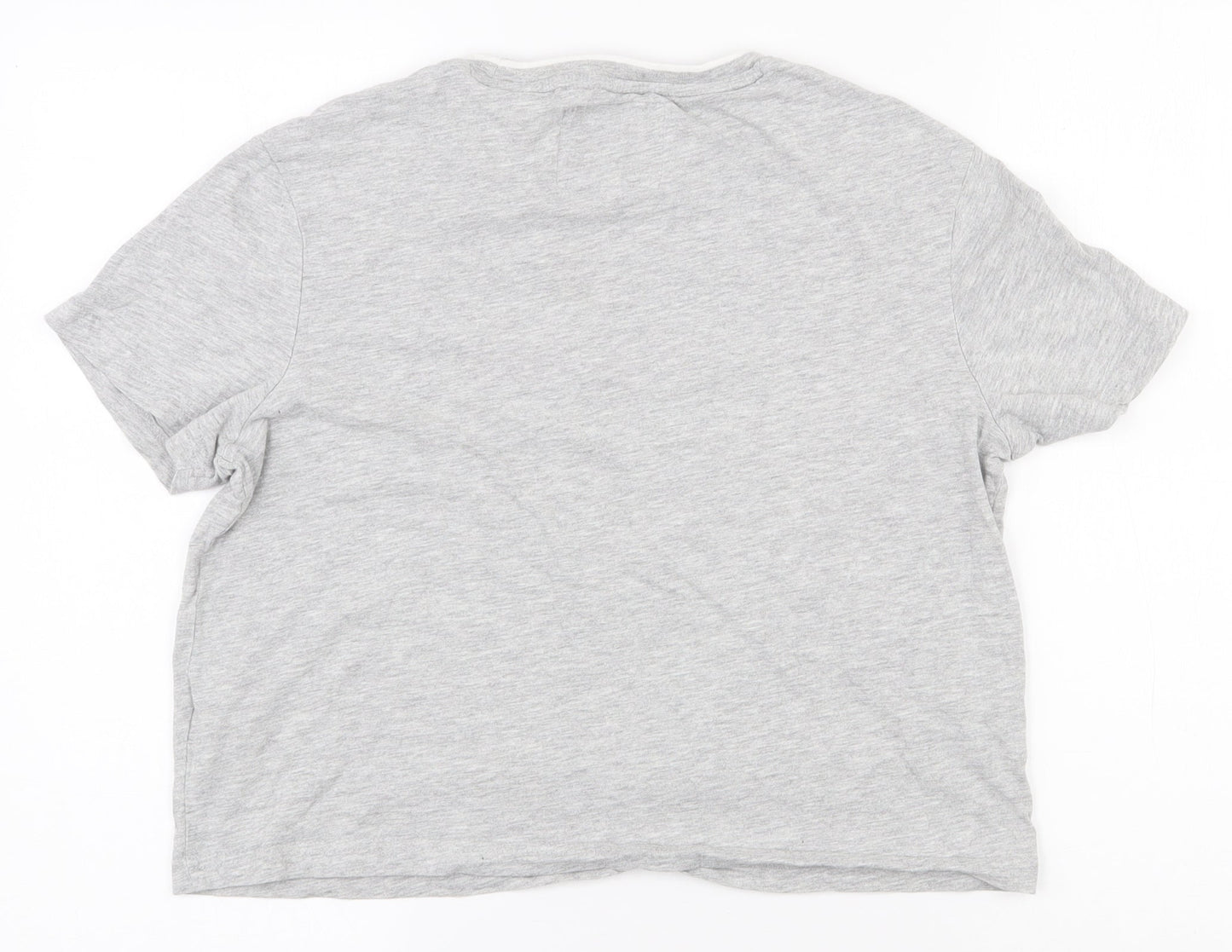 Womens UK Size 8 Jack Wills Grey Basic T-Shirt