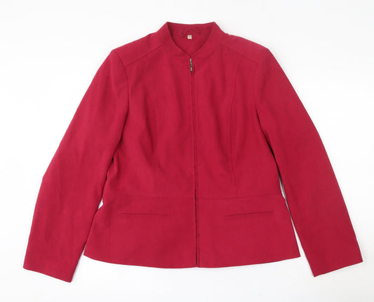 Womens UK Size 14 EWM Pink Jacket