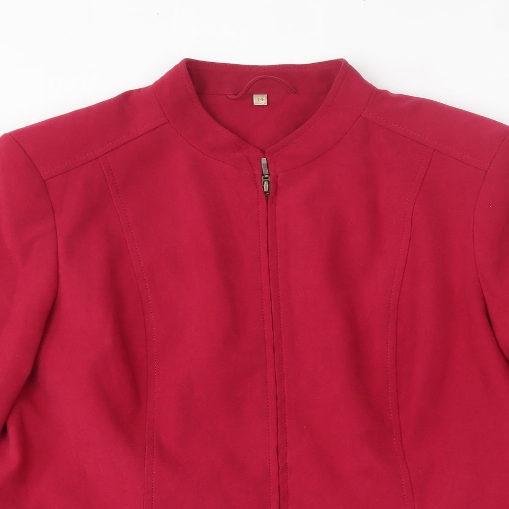Womens UK Size 14 EWM Pink Jacket