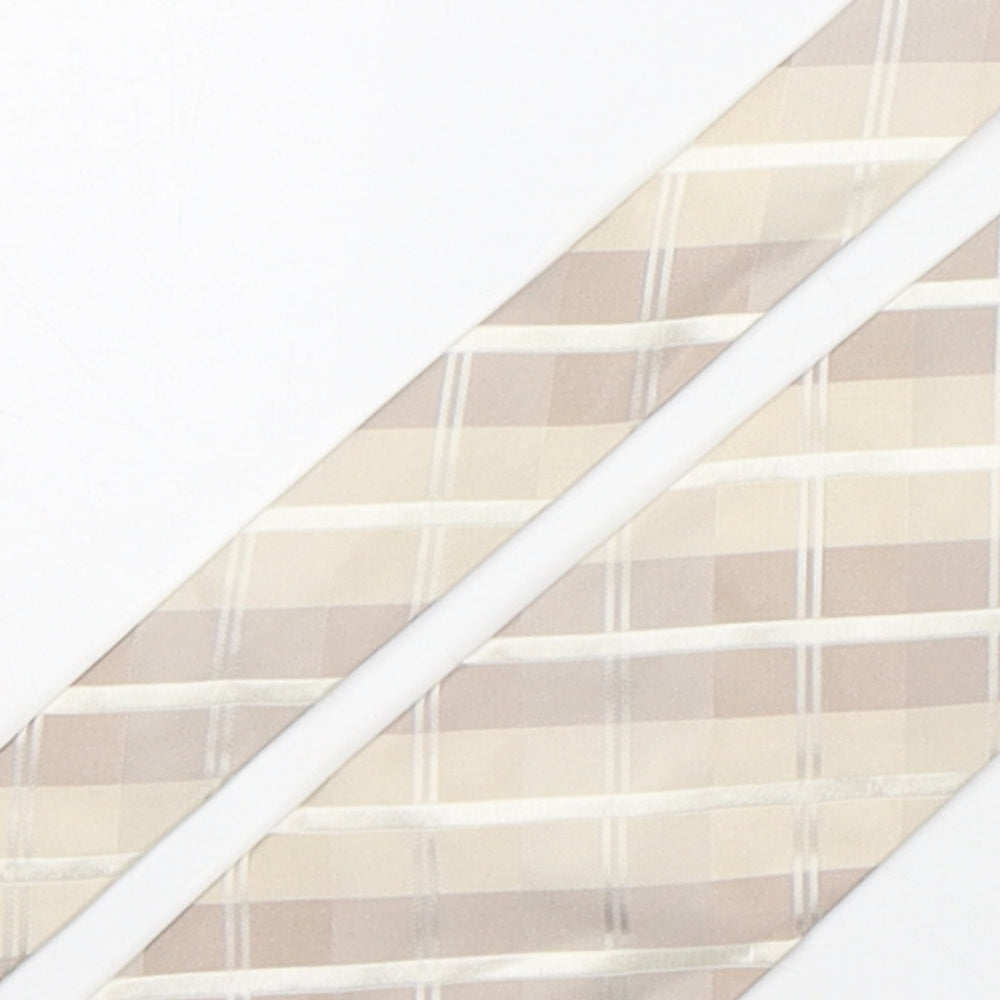 NEXT Mens Multicoloured Plaids & Checks Silk Pointed Tie One Size