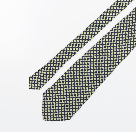 George Mens Multicoloured Polka Dot Silk Pointed Tie One Size