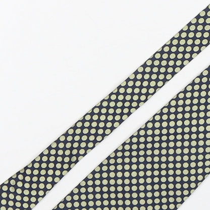George Mens Multicoloured Polka Dot Silk Pointed Tie One Size