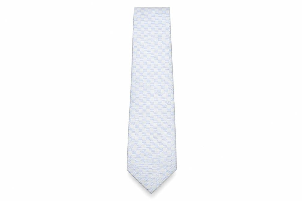 Mens NEXT Blue Plaids & Checks  Pointed Tie