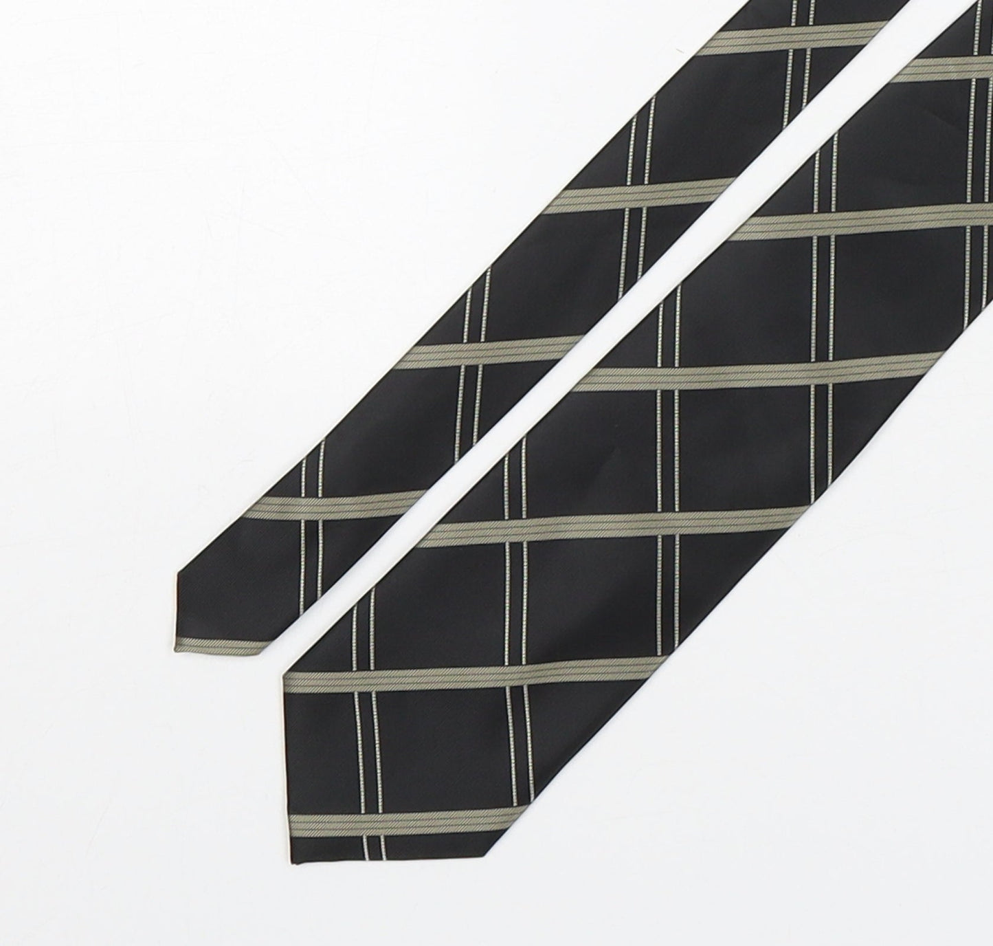 NEXT Mens Multicoloured Plaids & Checks Polyester Pointed Tie One Size