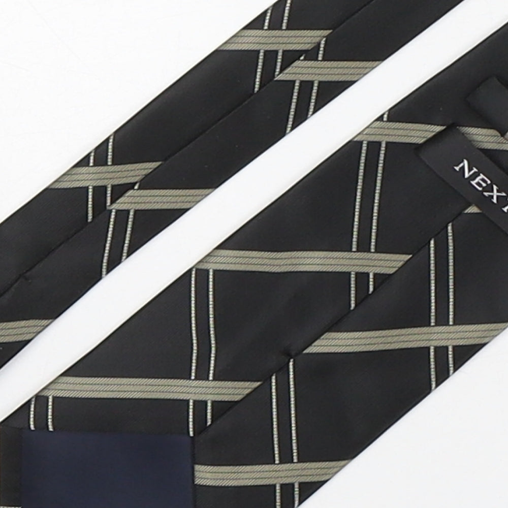 NEXT Mens Multicoloured Plaids & Checks Polyester Pointed Tie One Size