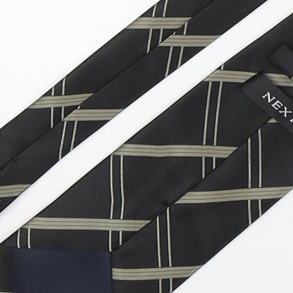 NEXT Mens Multicoloured Plaids & Checks Polyester Pointed Tie One Size