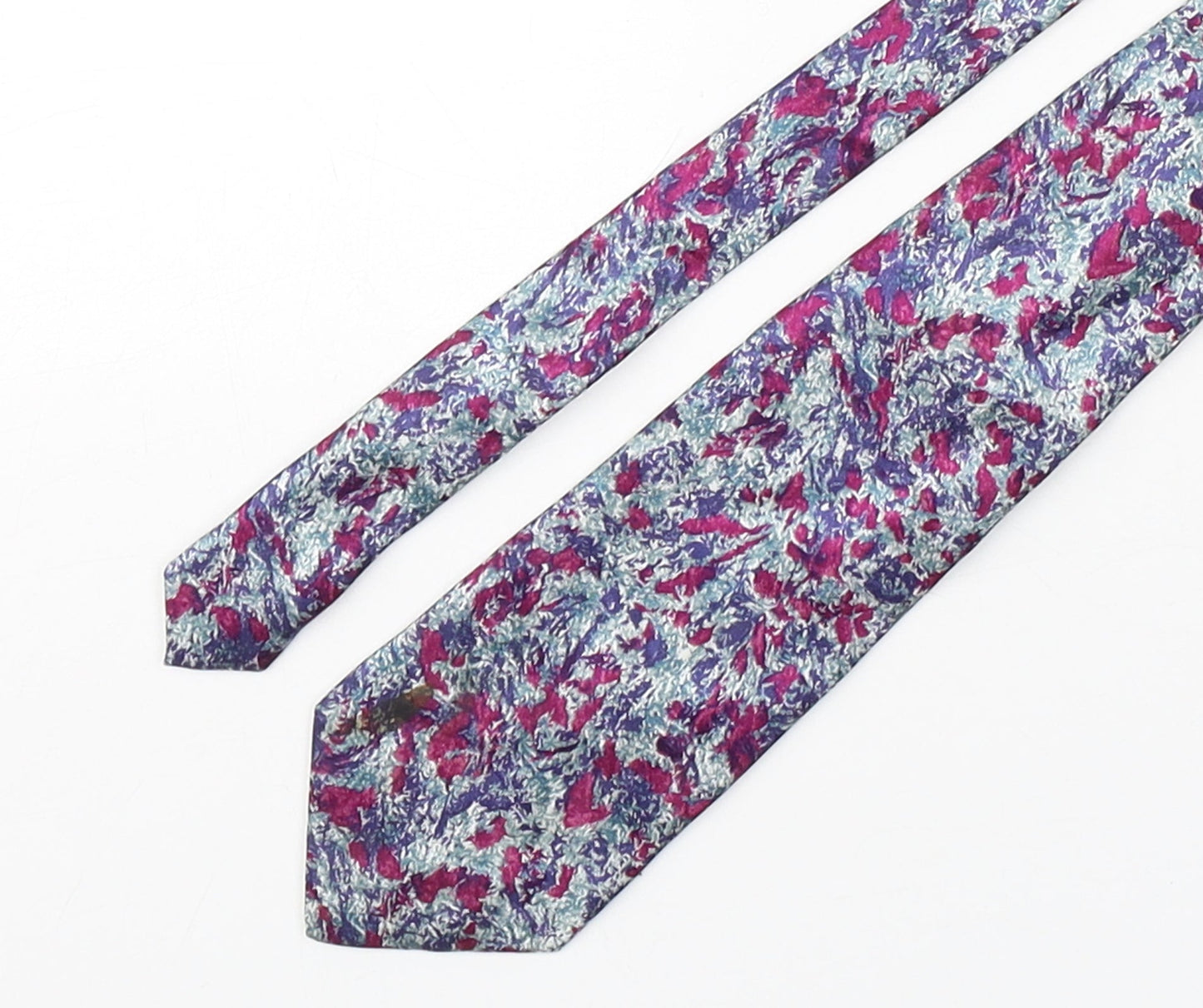 Giulio Randi Mens Multicoloured Geometric Silk Pointed Tie One Size