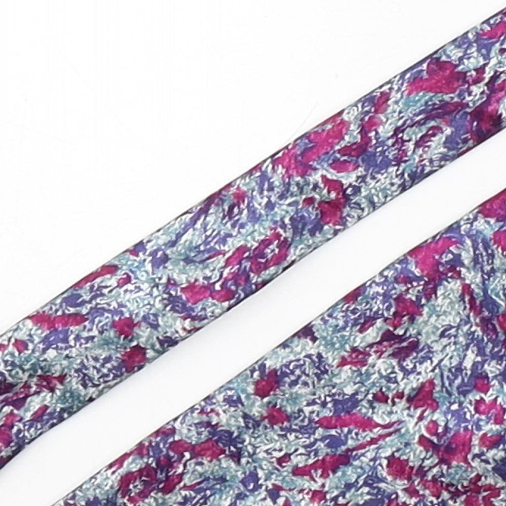 Giulio Randi Mens Multicoloured Geometric Silk Pointed Tie One Size