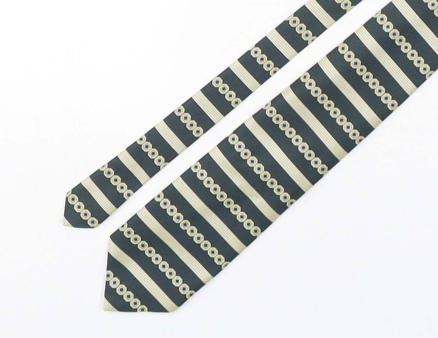 Mens Burton Multicoloured Striped  Pointed Tie