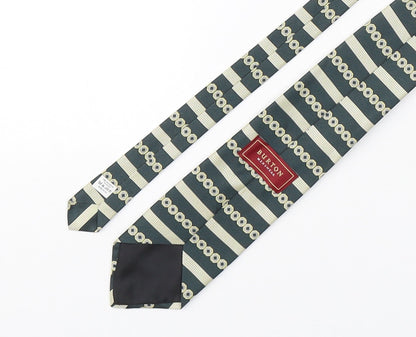 Mens Burton Multicoloured Striped  Pointed Tie