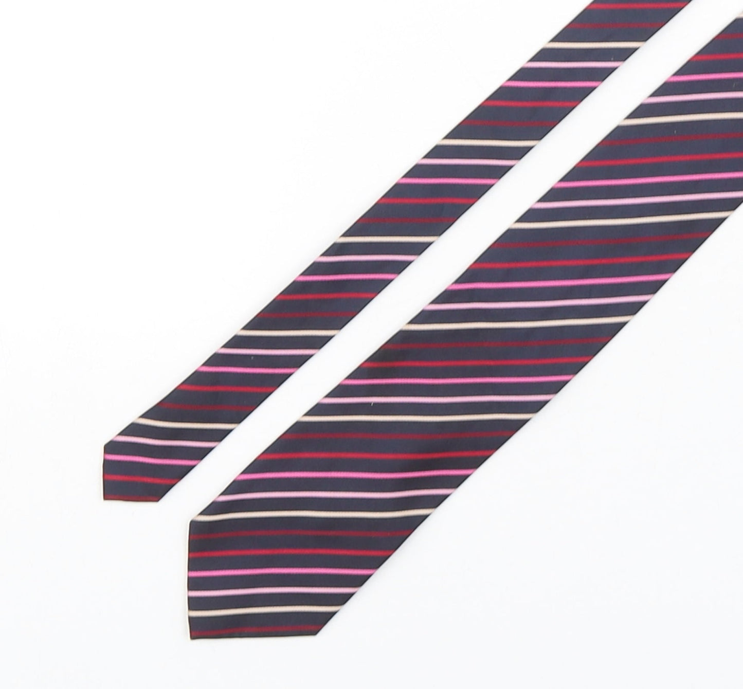 Mens Burton Multicoloured Striped  Pointed Tie