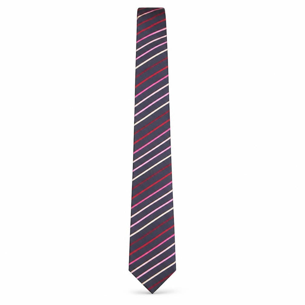 Mens Burton Multicoloured Striped  Pointed Tie