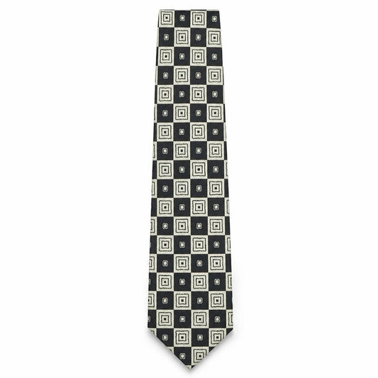 Front view of Marks & Spencer men’s multicoloured geometric polyester pointed tie one size