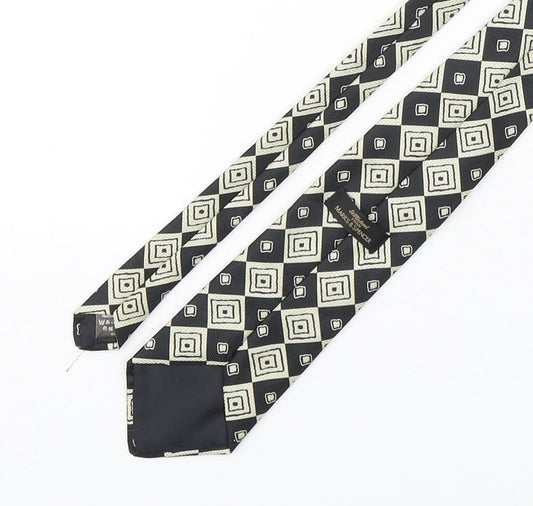 Marks and Spencer Mens Multicoloured Geometric Polyester Pointed Tie One Size